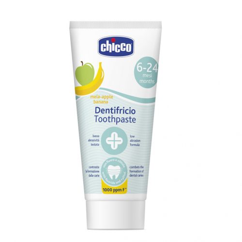 CHICCO Alma-Banána fluoridos fogkrém 50ml, 6-24m