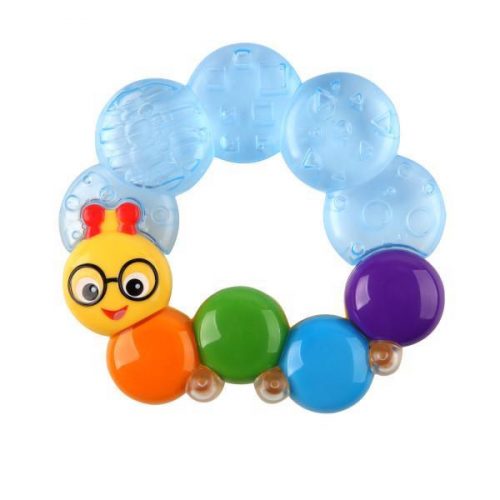 BABY EINSTEIN Vízzel töltött rágóka Teether-pillar, kék 3 hó+