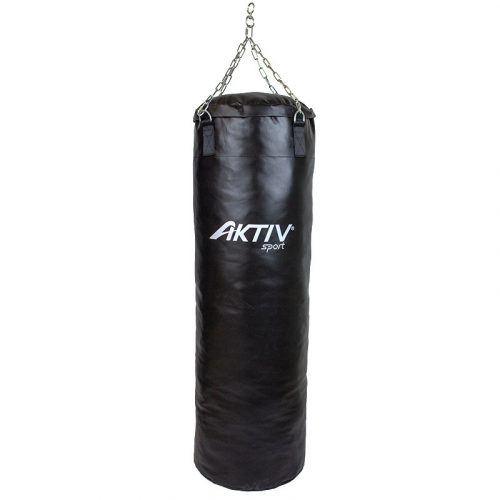 Boxzsák Aktivsport láncos 120x40 cm fekete