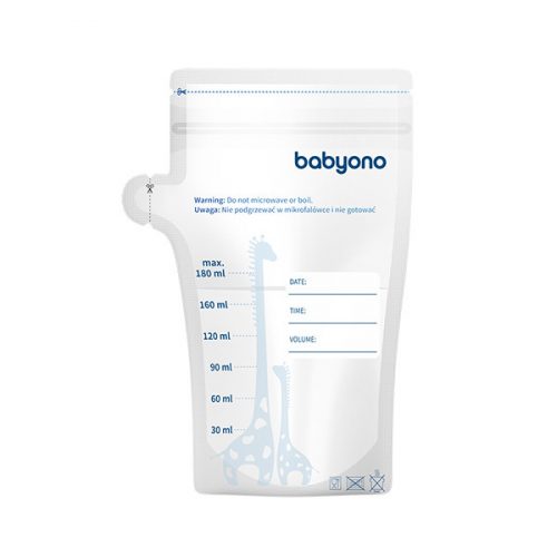 BABYONO Anyatej tároló zacskó 180 ml 30 db