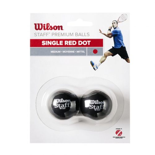 Squash labda Wilson Staff piros 2 db