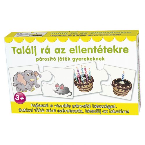 Párosító játék Találj rá az ellentétekre