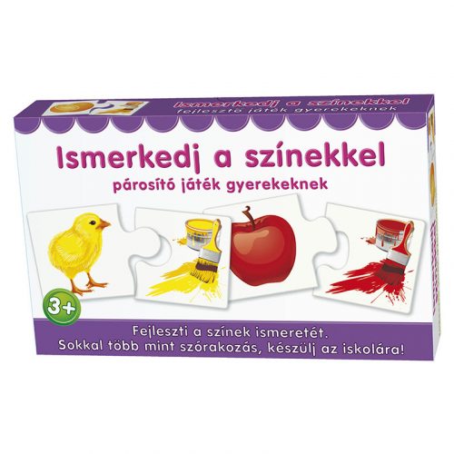 Párosító játék Ismerkedj a színekkel