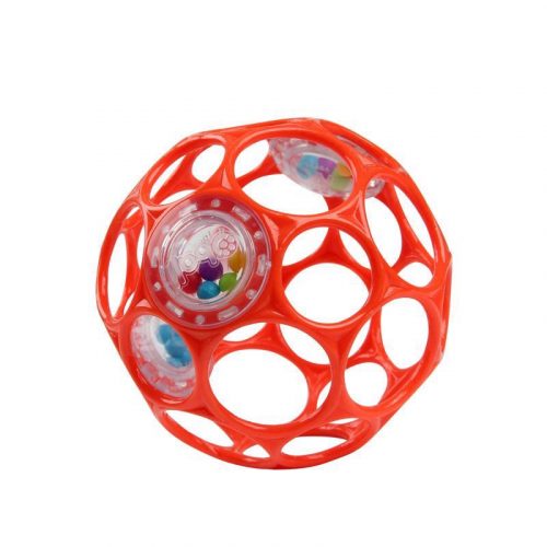 OBALL RATTLE játék 10 cm, Narancs-új 0hó+