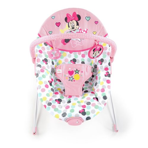 DISNEY BABY Rezgő pihenőszék Minnie Mouse Spotty Dotty 0hó+,  9 kg-ig