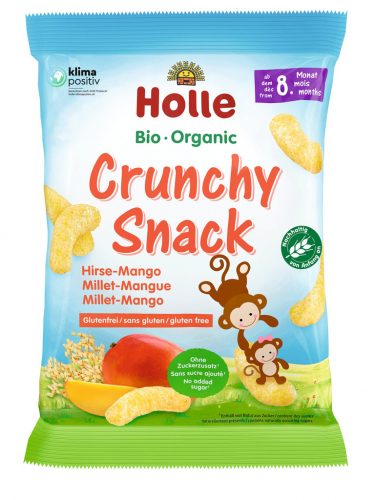 HOLLE Bio organické chrumky pšenové s mangom 25 g