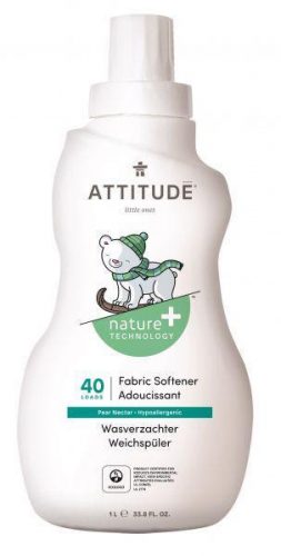 ATTITUDE Baba lágyítószer körtelé illattal 1000 ml (40 mosási adag)