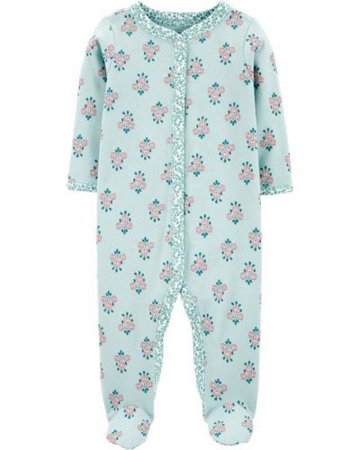 CARTER'S Jumpsuit Zip Floral menta lány PRE/ méret. 46