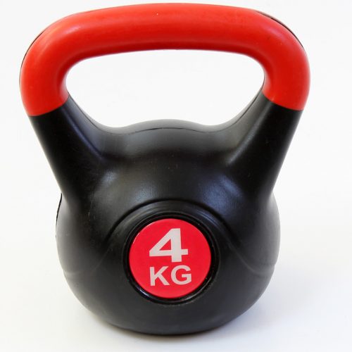 Kettlebell 4 kg műanyag