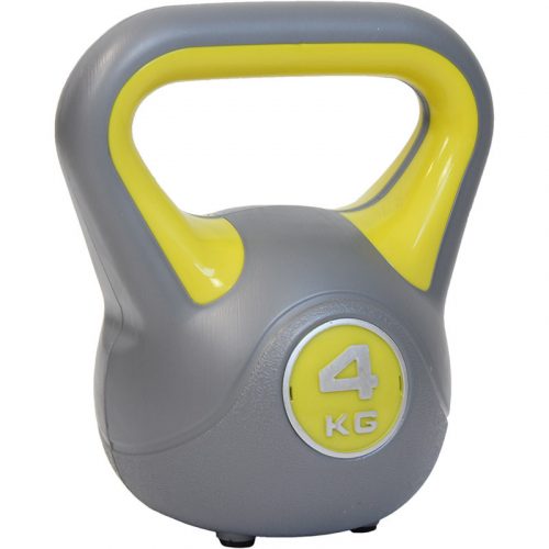 Aktivsport kettlebell 4 kg műanyag bevonattal