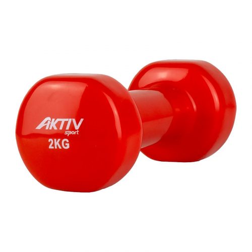 Kézisúlyzó vinyl Aktivsport 2 kg narancs