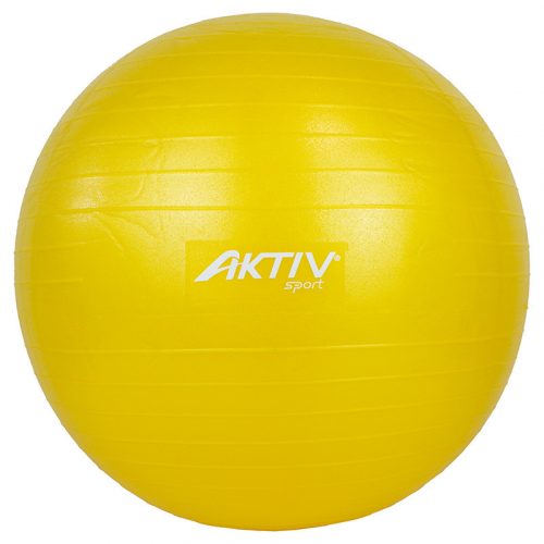 Durranásmentes labda Aktivsport 45 cm sárga