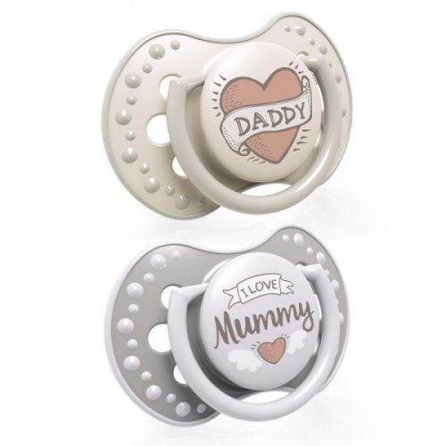 LOVI Nyugtatócumi Dynamic Soother Dynamic Soother I Love 0-3m 2 db - LOVI Soothing Soother Dynamic Soother I Love 0-3m 2 db