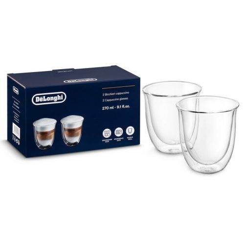 DeLonghi DLSC311 Cappuccino üvegpohár 2db-os, 270ml