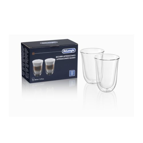 DeLonghi DLSC312 Latte Macchiato üvegpohár 2db-os, 330ml