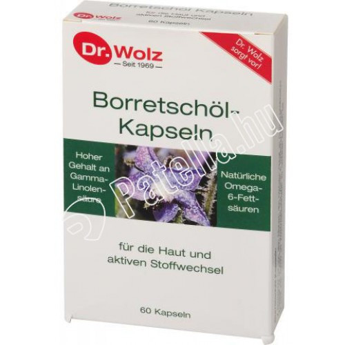 Dr.Wolz Borretschöl Borágoolaj Kapsz.60X