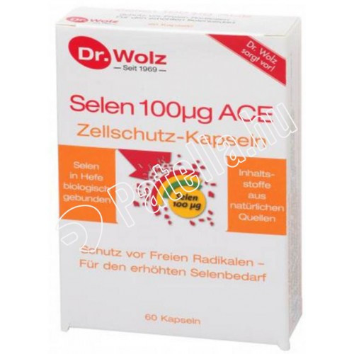 Dr.Wolz Szelén+Ace Sejtvédö Kapszula 60X