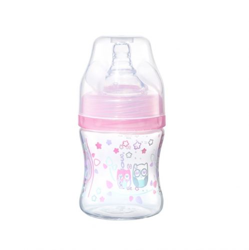 BABYONO Anticollar palack Classic rózsaszín 120 ml 0m+