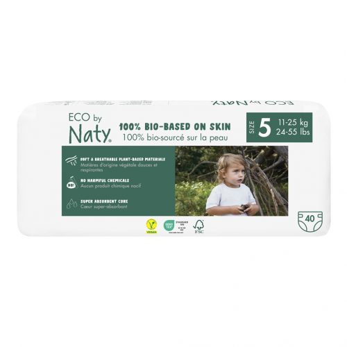 ECO BY NATY eldobható pelenkák 5 (11-25 kg) 40 db - ECONOMY PACK