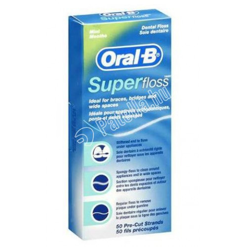 Oral-B Fogselyem Superfloss 50Szál