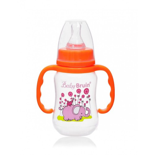 Baby Bruin polipropilén fogantyús cumisüveg, 125ml