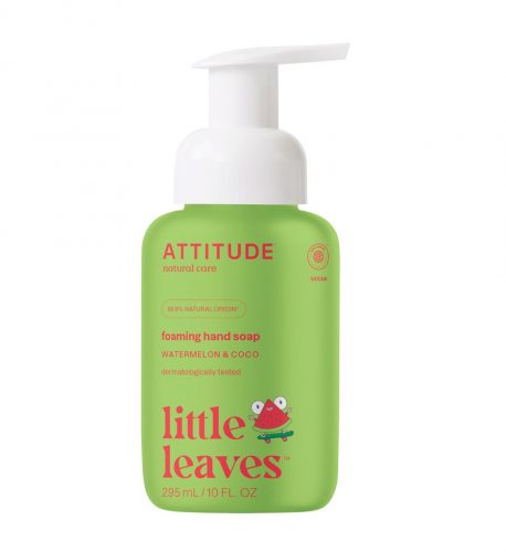 ATTITUDE Gyermek habzó kéziszappan Little leaves dinnye és kókusz illattal, 295 ml