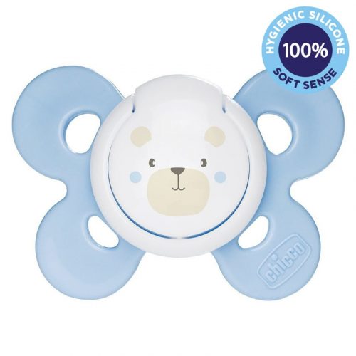 CHICCO Physio Comfort szilikon fiú cumi - macska 1 db, 0-6 m