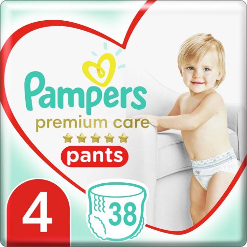 PAMPERS Premium Care Pants eldobható pelenkanadrág 4 (9-15 kg) 38 db 38 db