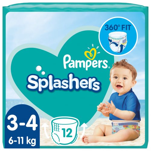 PAMPERS Splashers vizes pelenkázó nadrág 3. méret (12 db) 6-11 kg