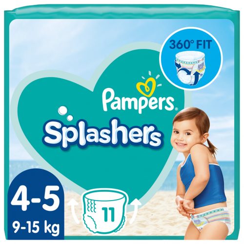 PAMPERS Splashers vizes pelenkázó bugyi 4-es méret (11 db) 9-15 kg