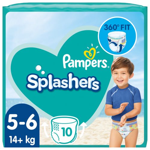 PAMPERS Splashers vizes pelenkák 5. méret (10 db) 12-17 kg