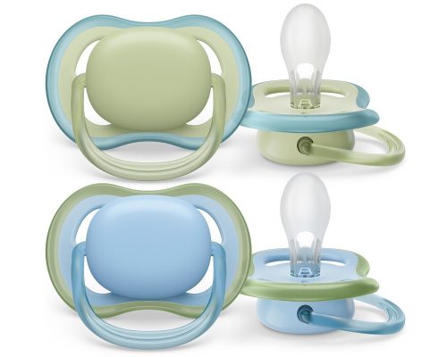 Philips AVENT SCF085/21 Játszócumi Ultra air neutral 0-6hó fiús kék, 2db