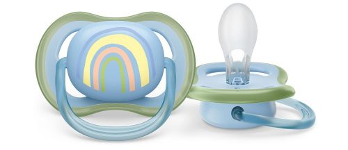 Philips AVENT SCF086/03 játszócumi Ultra air Mintás 0-6hó szivárvány, 1db