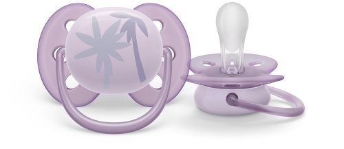 Philips AVENT SCF092/03 Játszócumi Ultrasoft Premium 0-6hó lila 1 db