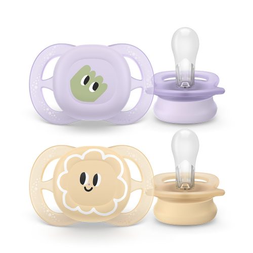 Philips AVENT SCF075/03 Játszócumi ultra start mintás 0-2hó lányos 2 db