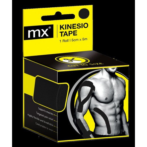 Kinesio Tape Mx 5Cmx5M Fekete