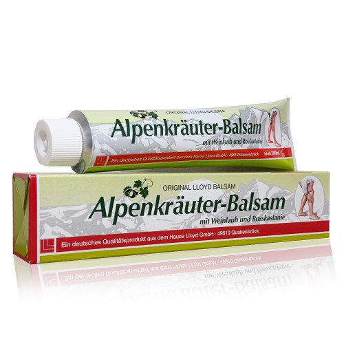 Lloyd Original Alpenkräuter alpesi balzsam szőlőlevéllel és vadgesztenyével 200 ml