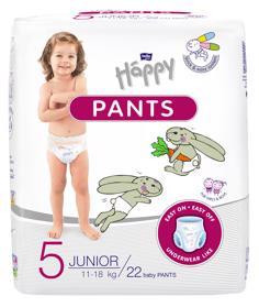 BELLA HAPPY Pants eldobható pelenkázó bugyi 5 Junior (11-18 kg) 22 db