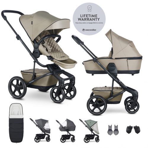 EASYWALKER Kombinált babakocsi Harvey⁵ Premium Pearl Taupe XXL RWS