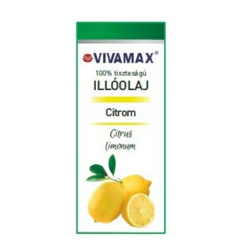 Citrom 100%-os tisztaságú illóolaj (10 ml)