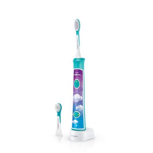 PHILIPS Sonicare elektromos fogkefe gyerekeknek zöld bluetooth-szal