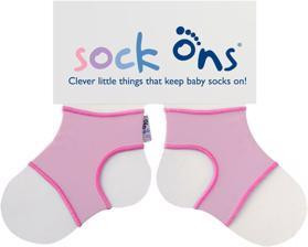 KIKKO Sock Ons Držák ponožek Classic - Baby růžová (0-6m)