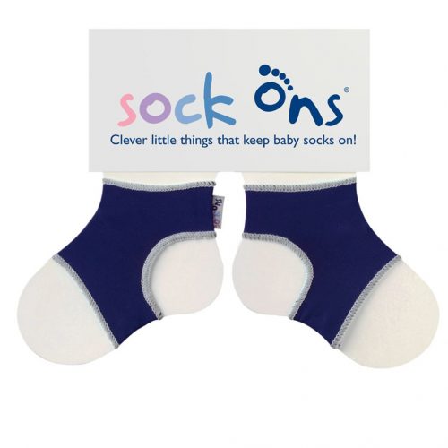 KIKKO Sock Ons Držák ponožek Classic - Tmavě modrá (6-12m)