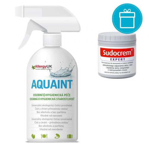 SUDOCREM Sudocrem Expert krém 125 g + AQUAINT 500 ml