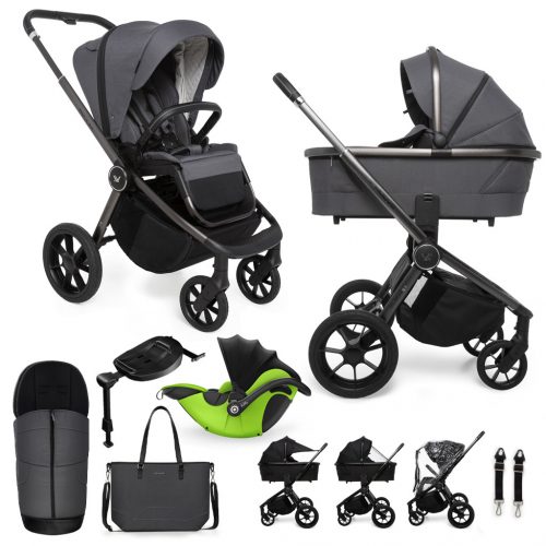 MUUVO Quick SE 2 Gyémánt grafit szett 2in1 + KIDDY Evoluna i-size 2 + alaplap