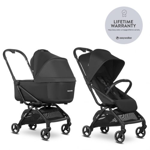 EASYWALKER Kombinált babakocsi Rockey S Pure Black