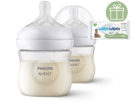 Philips AVENT SCY900/02 Natural Response cumisüveg 125 ml, 0hó+ 2 db+WW Soapberry 60db