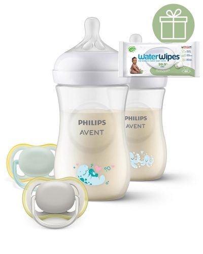 Philips Avent Natural Response Újszülött ajándékcsomag SCD837/11+WW Soapberry 60db