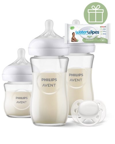 Philips Avent Natural Response Újszülött ajándékcsomag SCD878/11 üvegből készült+WW Soapberry 60db