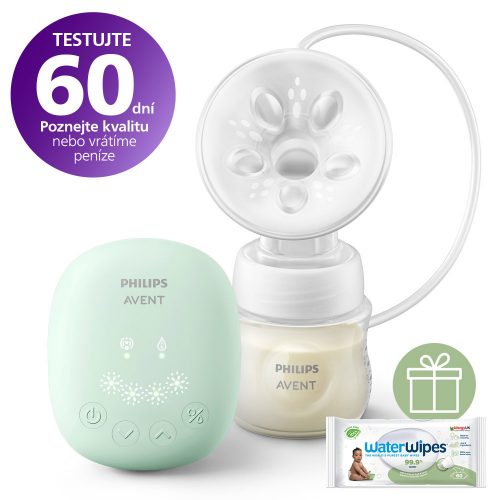 Philips AVENT Elektromos mellszívó Essential SCF323/11+WW Soapberry 60db